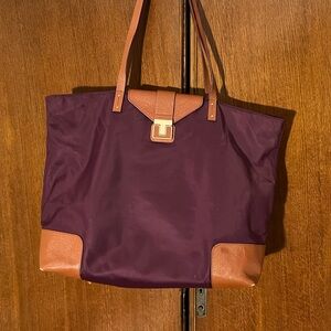 Tory Burch Plum Tote
